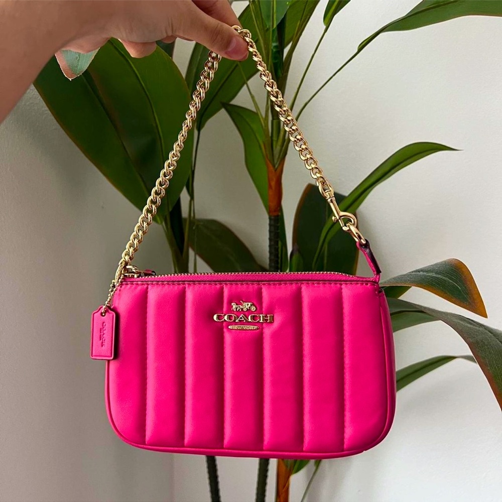 Coach Quilted Nolita in Hot Pink **ON HOLD**